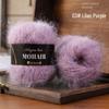 Multicolor Alpaca Mohair Gradient Hand-Knitted Medium Thickness Baby Blanket Shawl