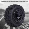 115mm 1 10 Remote Control RC Car Arrowhead Type Wheel Tire Replacement AccessoriesBlack