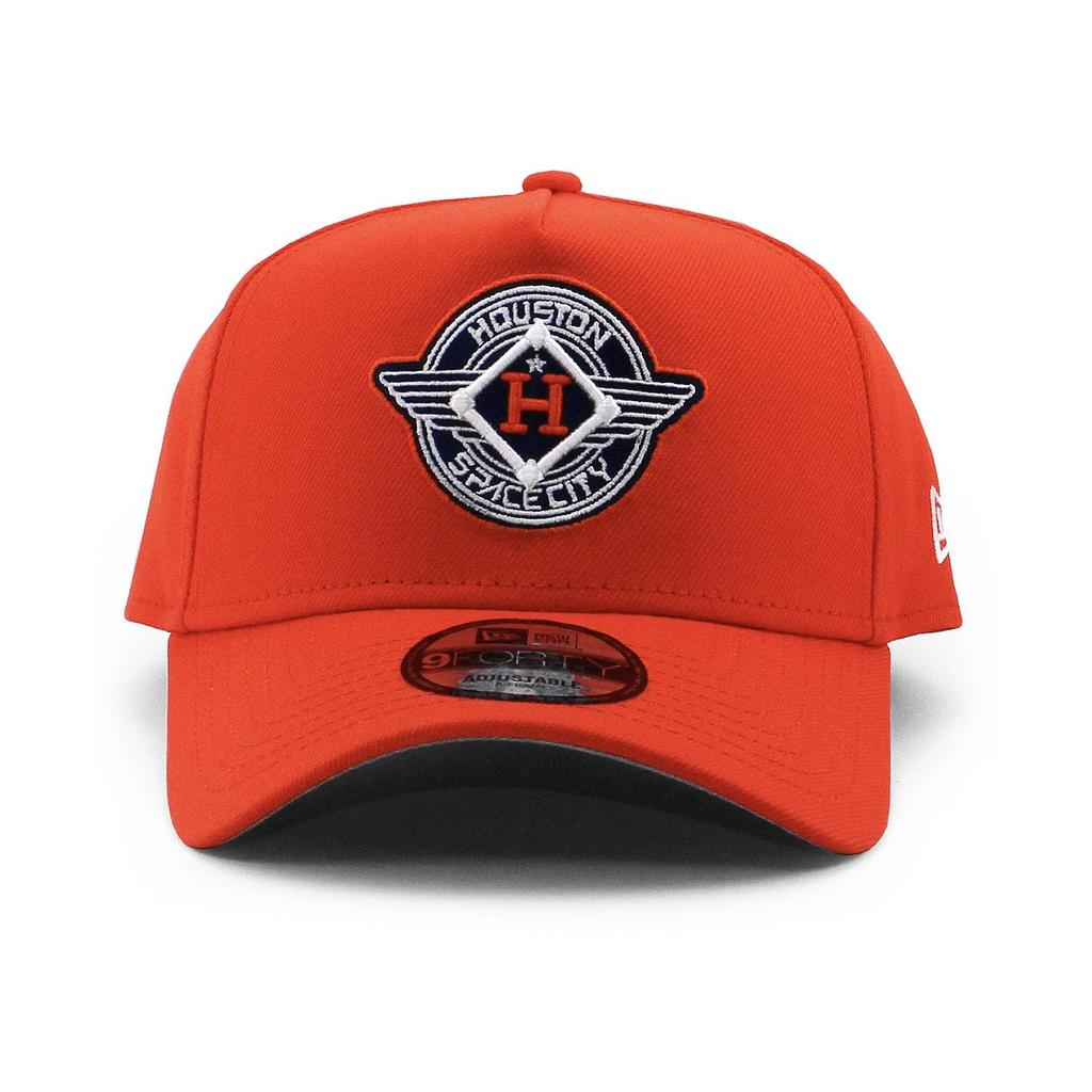 City Connect New Era Cap 9FORTY Snapback Houston Astros MLB CITY CONNECT SNAPBACK CAP Orange HOUSTON ASTROS AF Hat 940 A-FRAME A-Frame [Used]