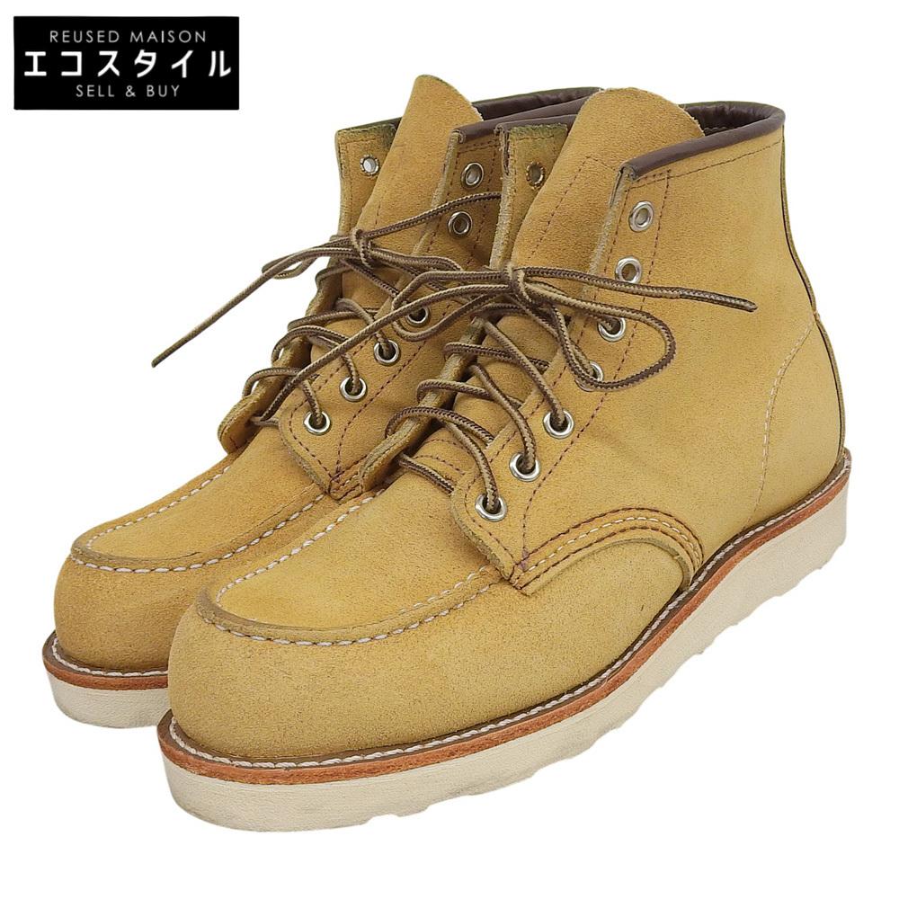 Red Wing 6-inch Classic Moc Shoes, Men's, Beige, 7 8833 Shoes 7(US) BeigeUsed