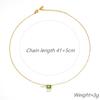Niche Design Diamond Necklace Titanium Steel Plated 18K Gold Versatile Non-Fading Collarbone Chain