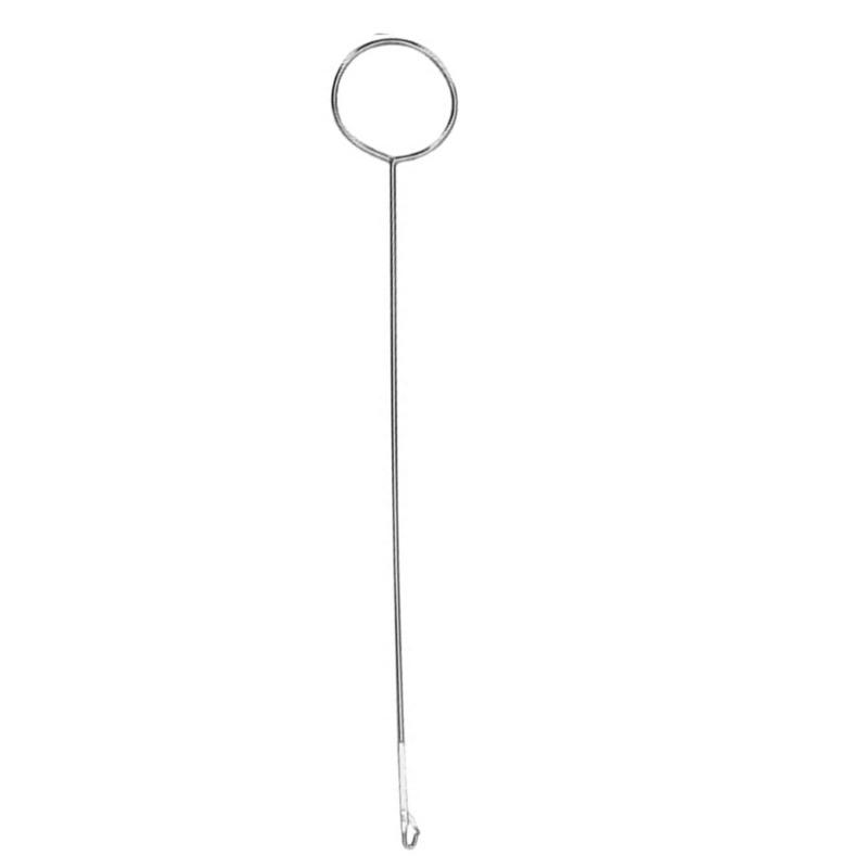 Long Hook Needle Threader For Elastic Bands Easy Quick Insert Metal Threader Sewing Threading Tool For Clothing Handbag