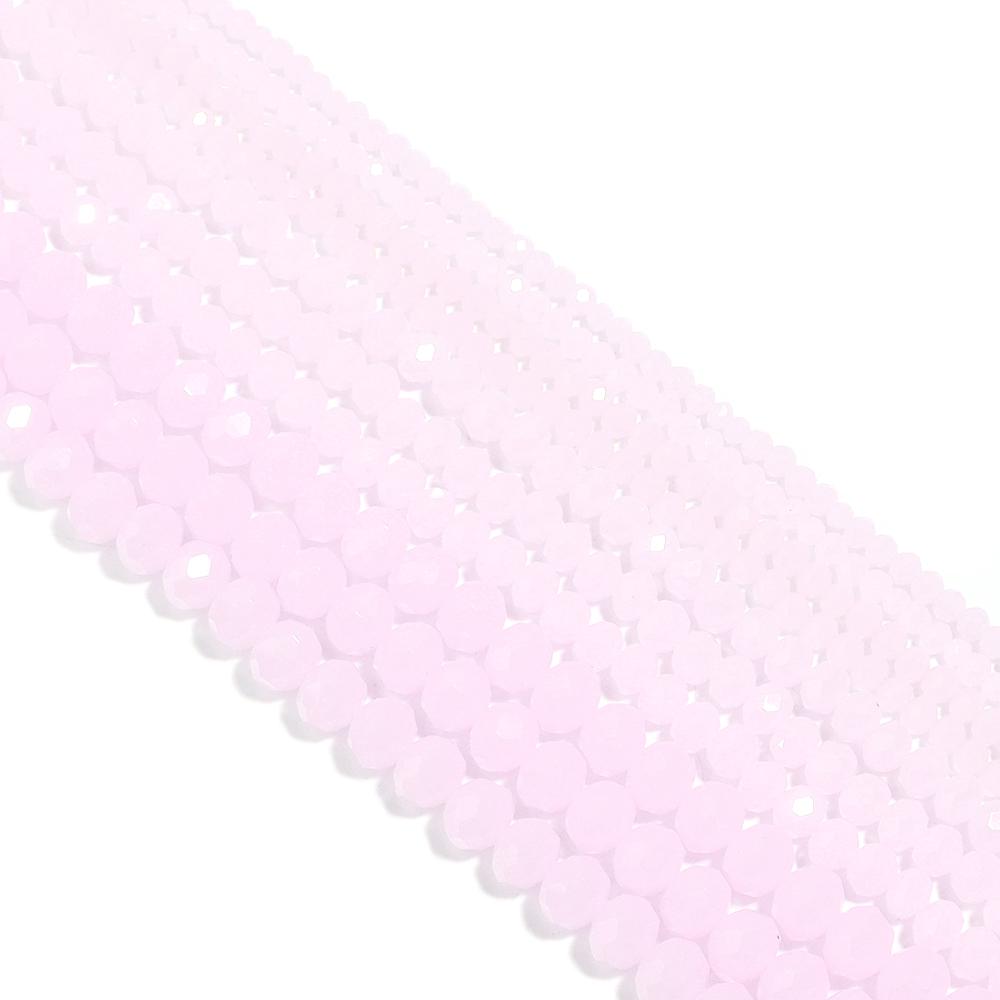 3/4/6/8/10mm Multicolor Crystal Glass Faceted Beads Rondelle Spacer Flat Abacus Bead For Jewelry Making DIY Necklace Accessories