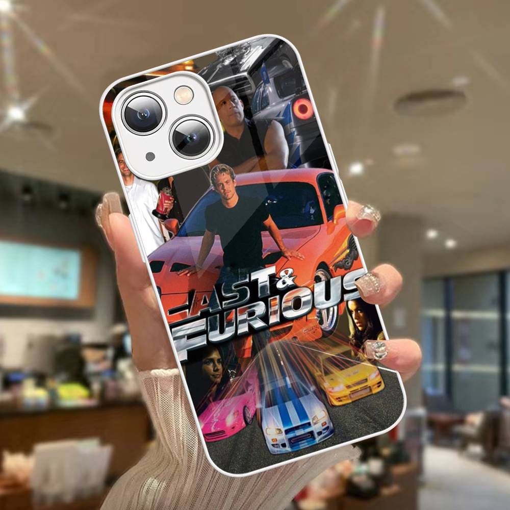 Movie Series Fast F-Furious For IPhone 14 13 12 Mini 11 Pro XS Max X XR 14 Plus Tempered Glass Cover