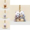 Adorable Cute Beaver Plush Toy Keychain Hangtag Doll Soft Pp Cotton Accessory