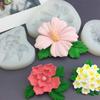 3D Flower Silicone Mold Aromatherapy Candle Cake Chocolate Fondant Baking Tool Craft Gift Making Mould for Home Garden