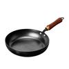 ZISIZ Uncoated Iron Frying Pan