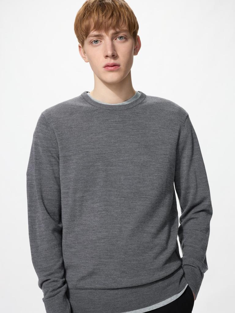 Uniqlo Japan Merino Crew Neck Sweater