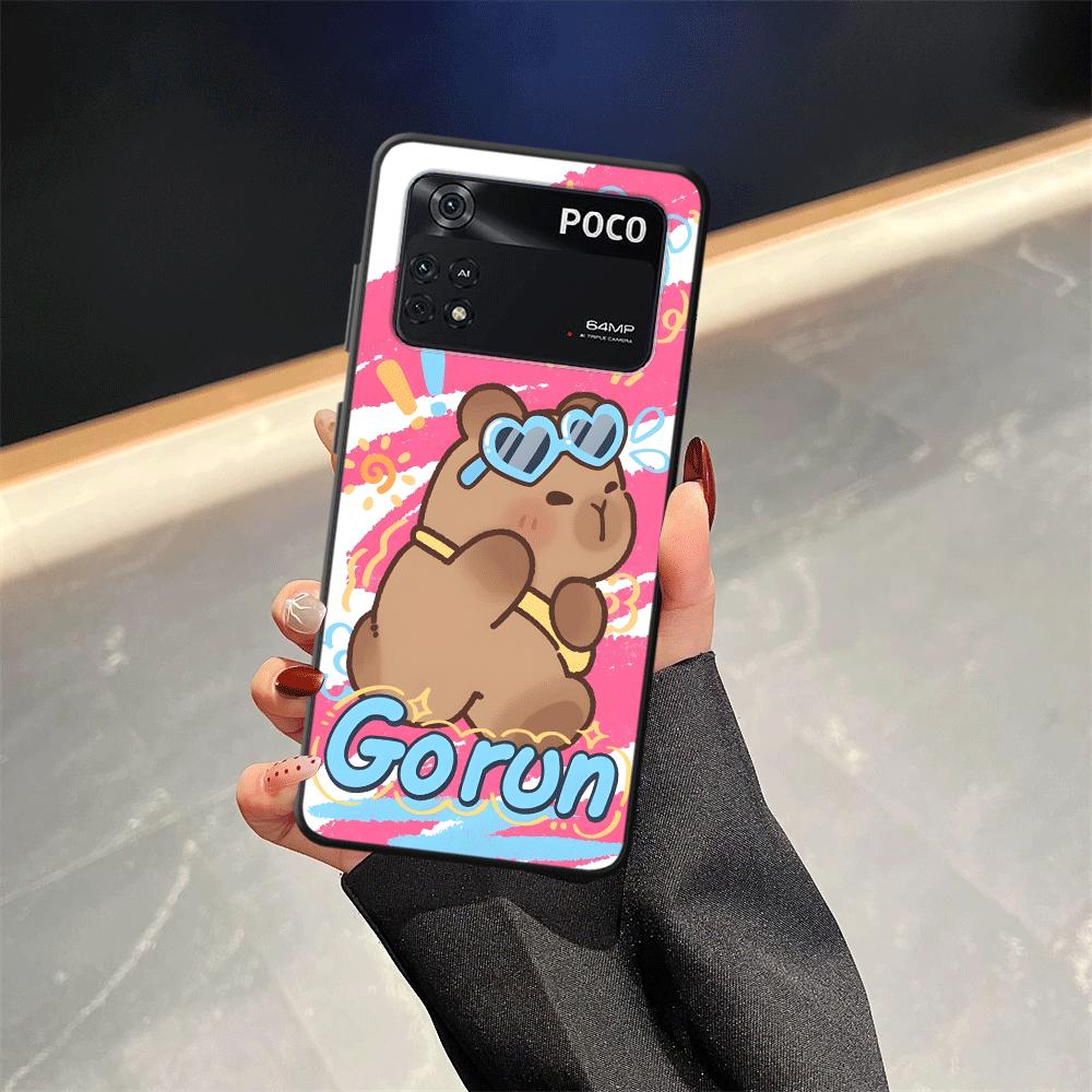 Case for Xiaomi Poco F8 F3 X3 X4 X5 X7 Pro C71 C75 C50 F1 M3 M4 M7 C61 M5 Funda Phone Cover Cartoon Cute Guinea Pig