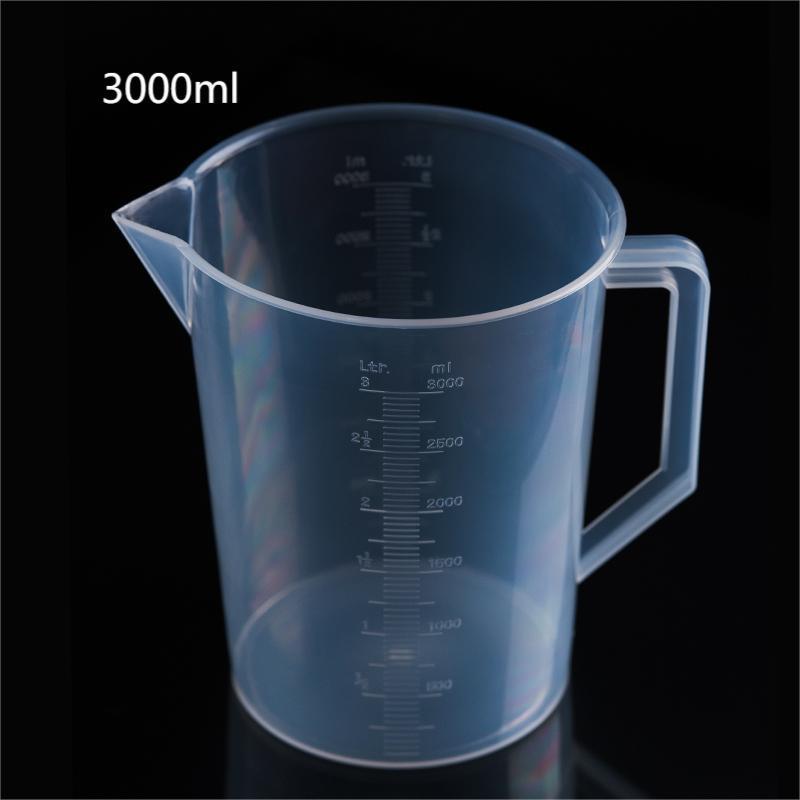 Large Plastic Measuring Cup 500ml 1000ml 2000ml 3000ml 5000ml Food Grade with Scale for Accurate Kitchen Baking Mixing