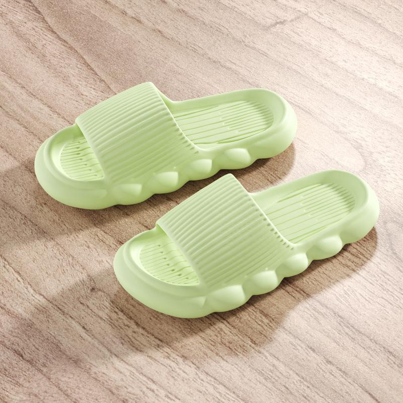 Eva Tøfler Kvinner Til Hjem Sommer Solid Uformell Myk Sklisikker Herre Kvinner Tøfler Flate sandaler 36-45