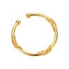 Gold Shop Acacia Vine Beaded Bracelet: Women's Shiny Vietnamese Gold Sand Prosperous Bangle.
