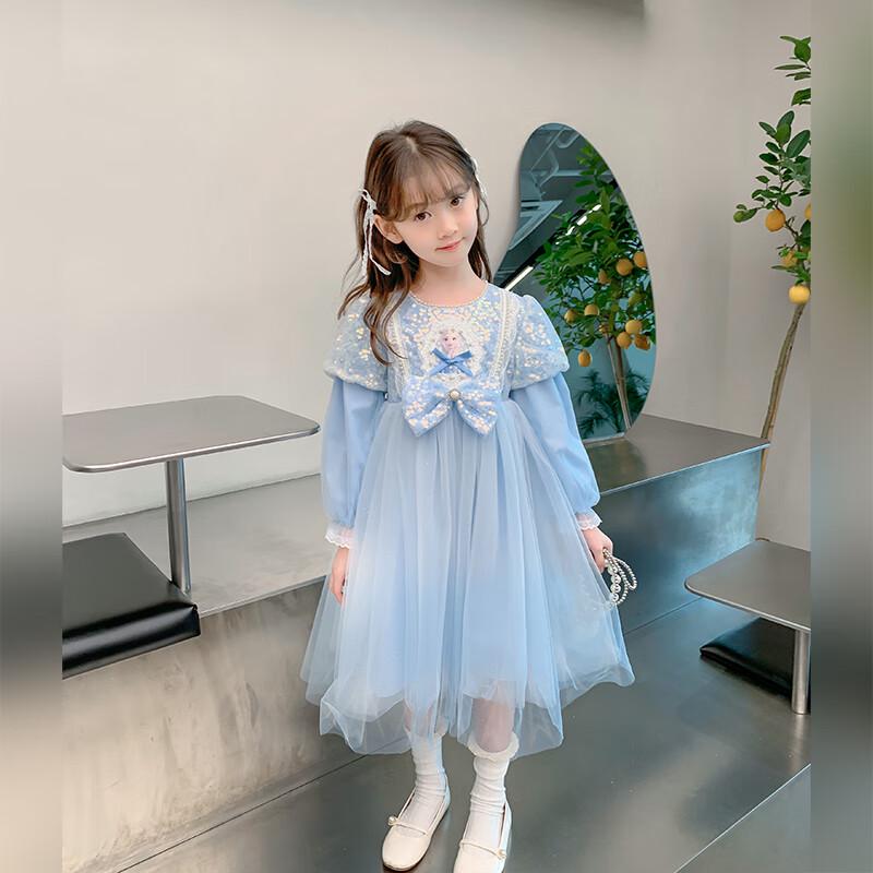 Vestito Principessa Elsa Frozen per Bambina Anneyol