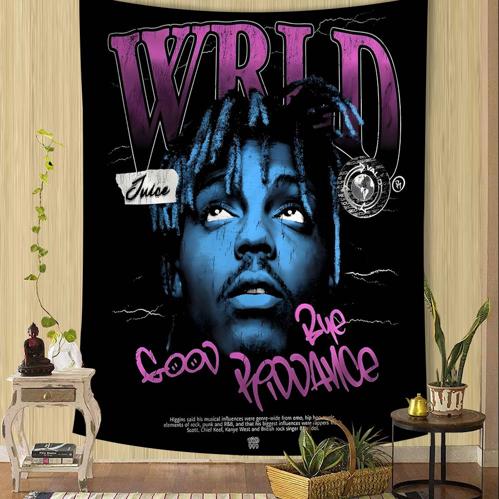 WRLD Juice Tapiserie Bohemiană Suspendată Decor Acasă Decor Bohemian Hippie Perete Divinație Decor Acasă