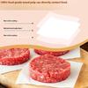 Disposable Premium Hamburger Patty Separation Pads 11Cm Round Square Hamburger Food Pads Paper Non-Stick Oil Paper Baking Paper