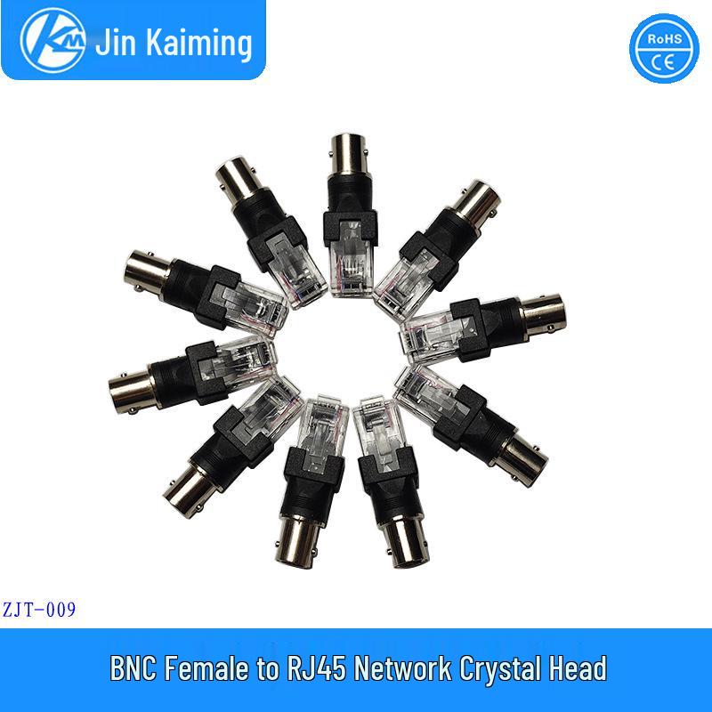 

Черный BNC-RJ45 Сетевой Адаптер для Мониторов, Модель ZJT-009