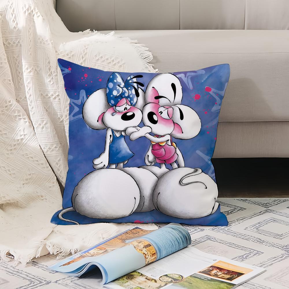 Cartoon Cute D-Diddl Pillow Case Office Cushions Suitable For Sofa Car Bedroom Decorative Cushion Cover