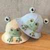 Children's Sun Protection Frog Fisherman Hat - Cute Boys' Sun Hat - Breathable Sun Hat For Girls Summer 