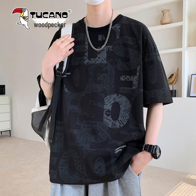 TUCANO Men s Summer 7A Anti-bacterial Print Ice-Cool Quick-Dry T-Shirt XL