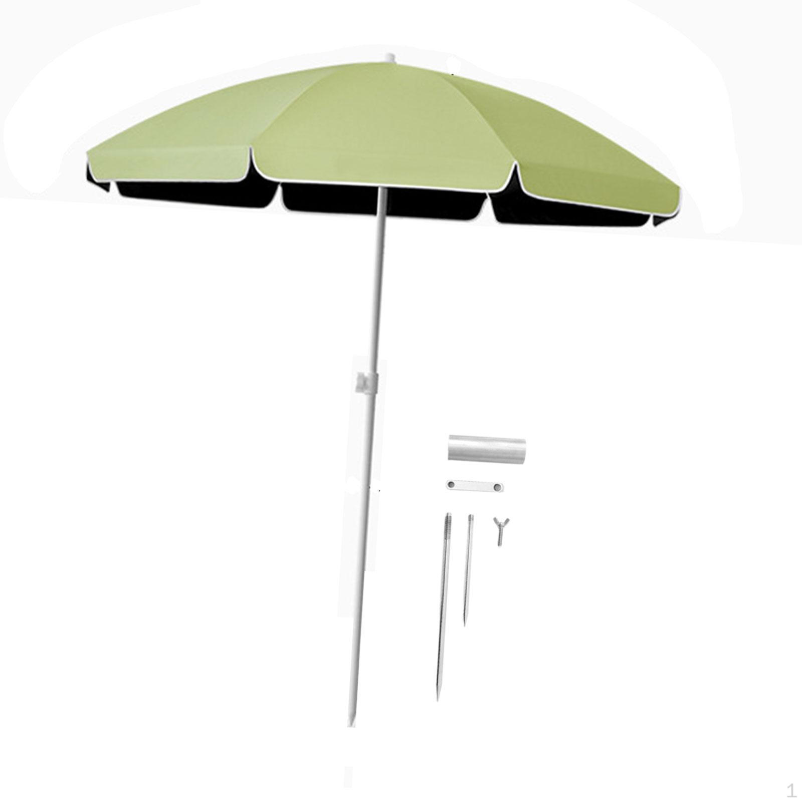 

Тент-зонт 5,6 футов для уличных мероприятий и пляжа зелёный