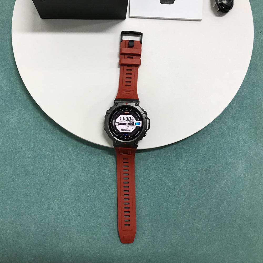 Rainbuvvy DM58 GPS-Sportuhr, 1,43 Zoll AMOLED HD-Display, Voll-Touchscreen, Bluetooth 5.3, wasserdicht, 5 ATM, Android-Smartwatch, unterstützt Herzfrequenz