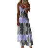 Summer 2025 Casual Long Skirt Jumpsuit Printed Camisole Vest