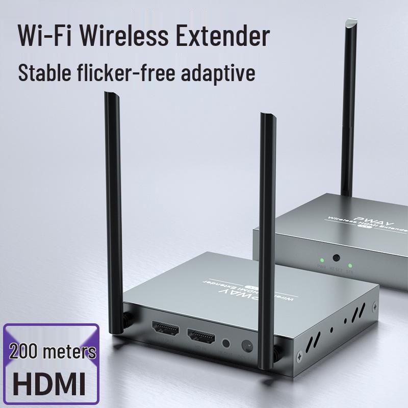 Enterprise-Grade HDMI Wireless Transmitter & Extender: 30-200m, One-to-Many/Many-to-One Screen Projection