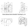 BEF-1SHTBPKU4 Calibration Bracket for Sick Sensor Accessories, 2117731 - Brand New, Original