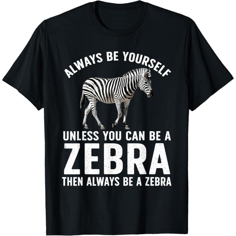 Funny Zebra Art For Men Women Kids Zoo Animal Safari Zebra T-Shirt XXXXXL чёрный