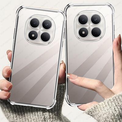 Průhledný měkký zadní kryt pro Xiaomi Redmi Note 15 Pro 5G Note13 Note14 Note15 13 14 Pro+ 15Pro Plus 13Pro 14Pro 4G