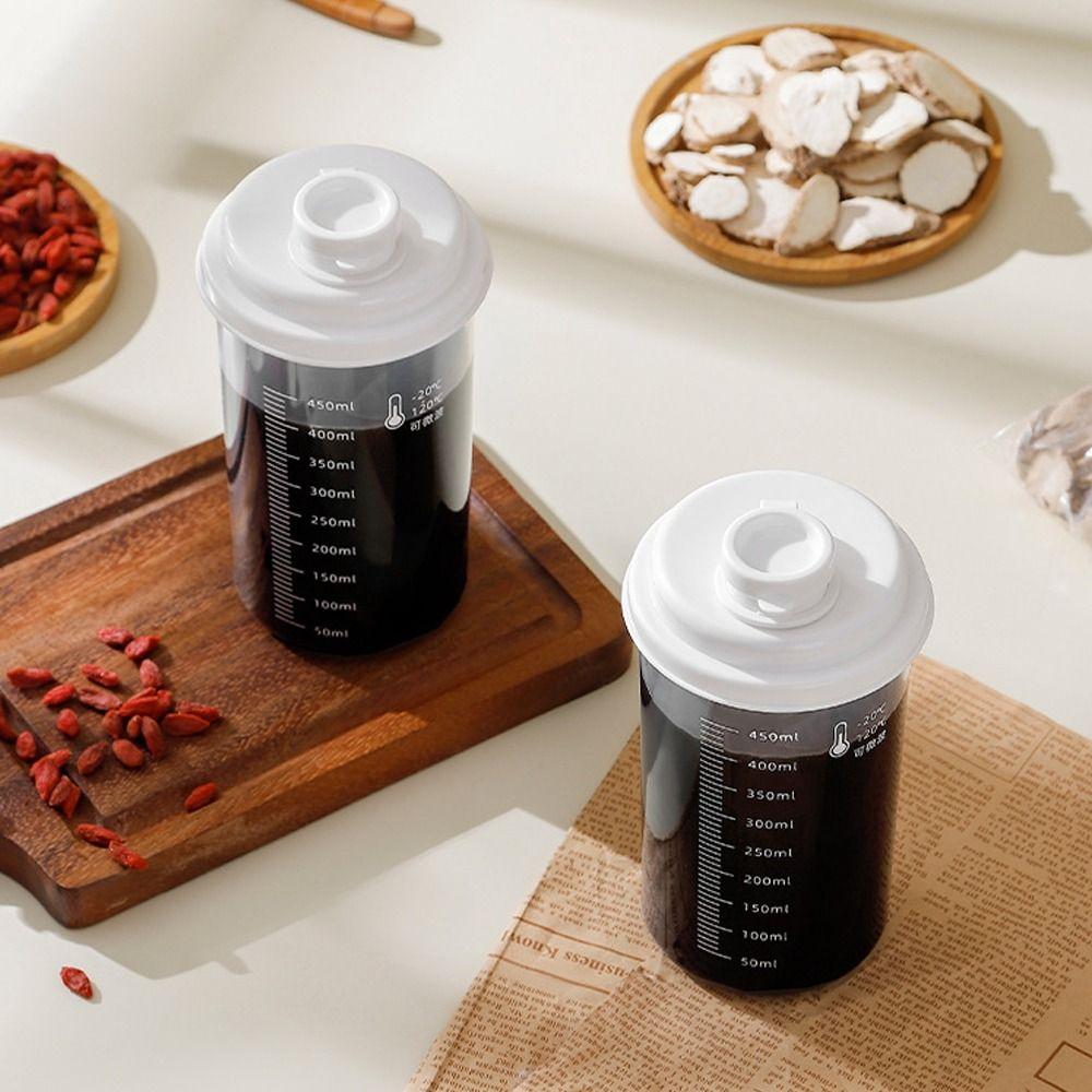 

with Scale Storage Bottle Large Capacity Sealed Can Durable Split Bottle