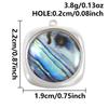 2pcs Various Shape Abalone Shell Trendy Square Oval Rectangle Stainless Steel Charm For Jewelry Making Supplies DIY Pendant Bulk
