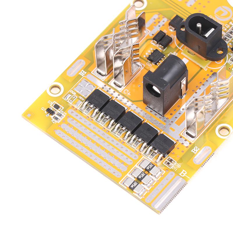 21700 Li-Akkufach mit Leiterplatte für DIY-Gehäusebox mit BMS-PCB-Platine Ladeschutz kann 5/20 Akkus einbauen
