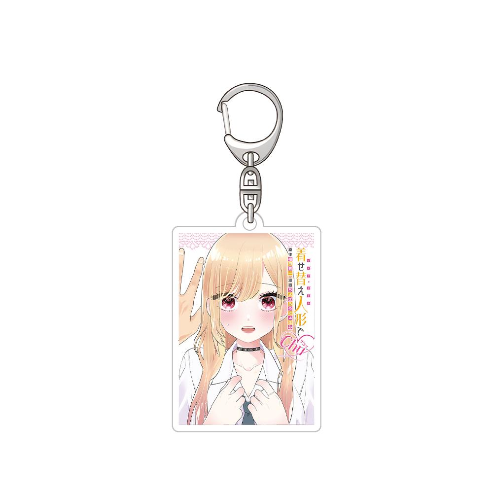 

My Dress-Up Darling Kitagawa Marin Marlene Official HD square Acrylic Keychain Bag pendant anime goods Bag Charm Fans Charm Gift 6 cm