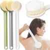 Long Handle Bath Brush Exfoliating Scrub Skin Massager Back Body Shower Cleaning Brushes Soft Bristles for Bathroom Accessories