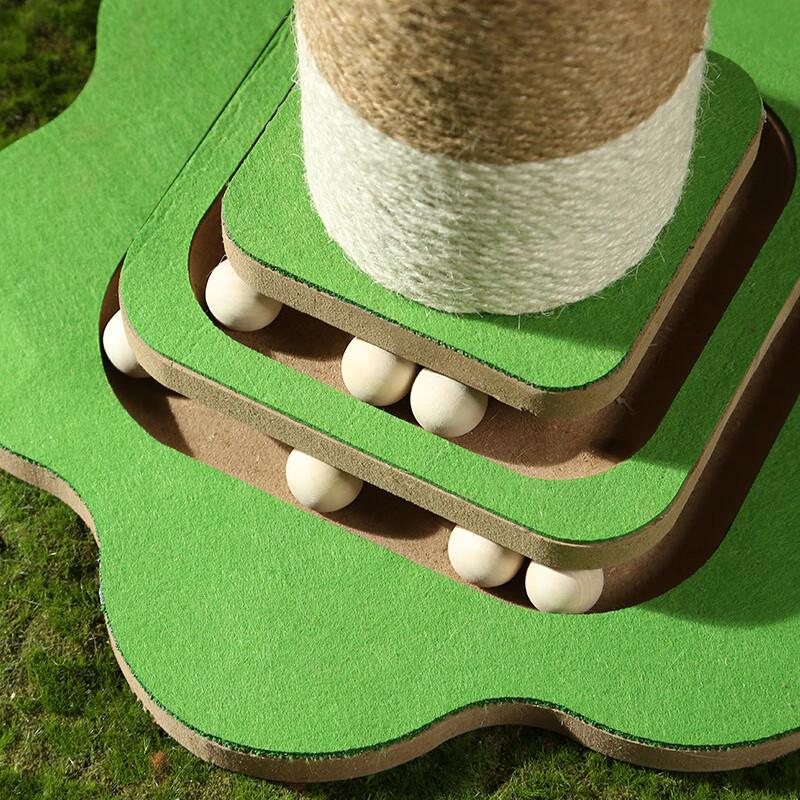 Two-Tone Sisal Cat Scratching Post