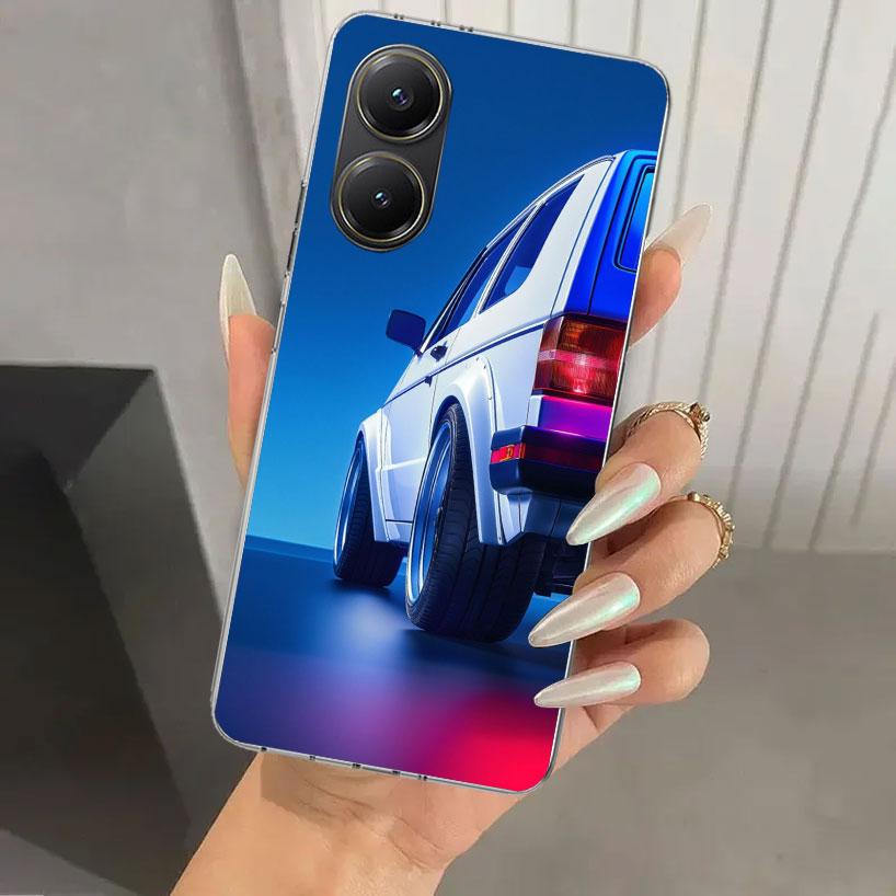MK1 Golf Vintage Car Phone Case for Xiaomi Poco X5 X6 X7 Pro F7 Ultra M7 Redmi 15 15C 13 13C 12 12C 10 10A 10C 9 9A 9C 9T Shell