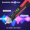 NJTY Voice Broadcast Voltage Tester Non Contact Voltage Tester 12V1000V48V1000V Dual Range