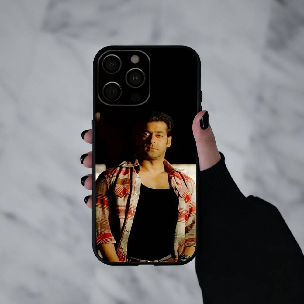 Indian Actor S-Salman K-Khan  Phone Case For iPhone 17pro,16,15,14,13,12,11 Plus,Pro Max,XS,Soft Silicone Black Cover