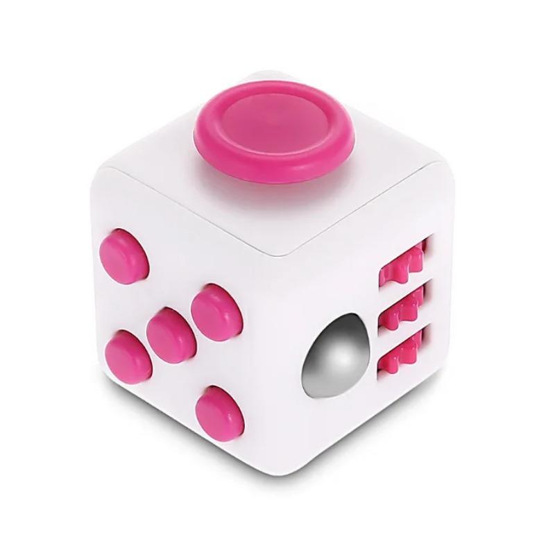 Solid Color Fidget Decompression Dice for Release Stress Autism Anxiety Relieve Adult Kids Stress Relief Anti-Stress Fingertip