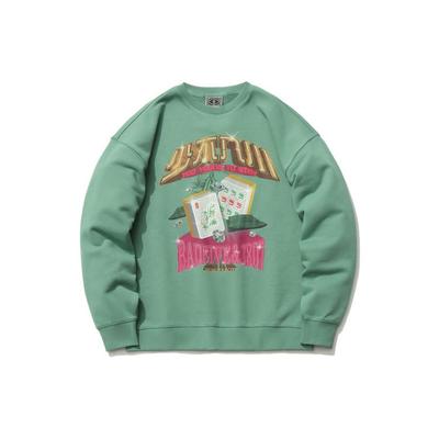 Li-Ning Sweatshirt à col rond et manches longues Unisexe Sweatshirt Vert Clair AWDR425-1