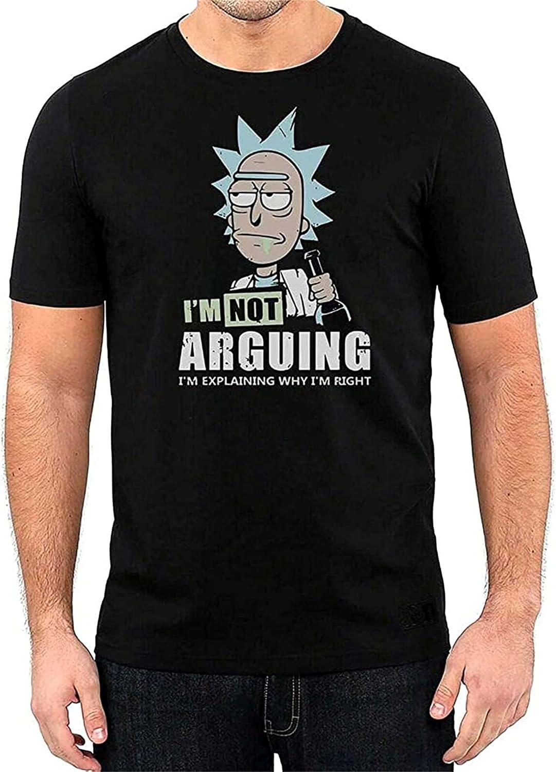 I m Not Arguing I m Explaining Why I m Right T Shirt Rick & MoThemed T Shirt XXL чёрный