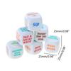 6 Pieces 25mm Bars Pubs Wedding Party Favors Games Gambling Drink Decider Dices