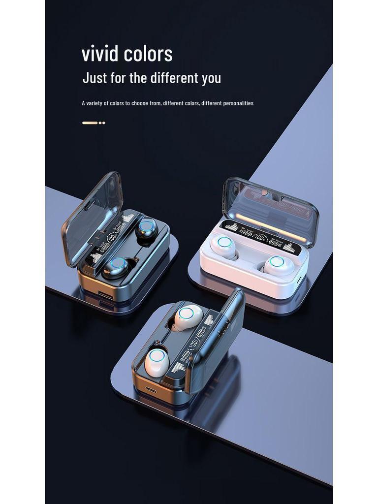 2025 Wireless Bluetooth 5.5 Headphones - Heavy Bass, Binaural Sports, Compatible with Huawei, Apple, Xiaomi, OPPO, Free Shipping