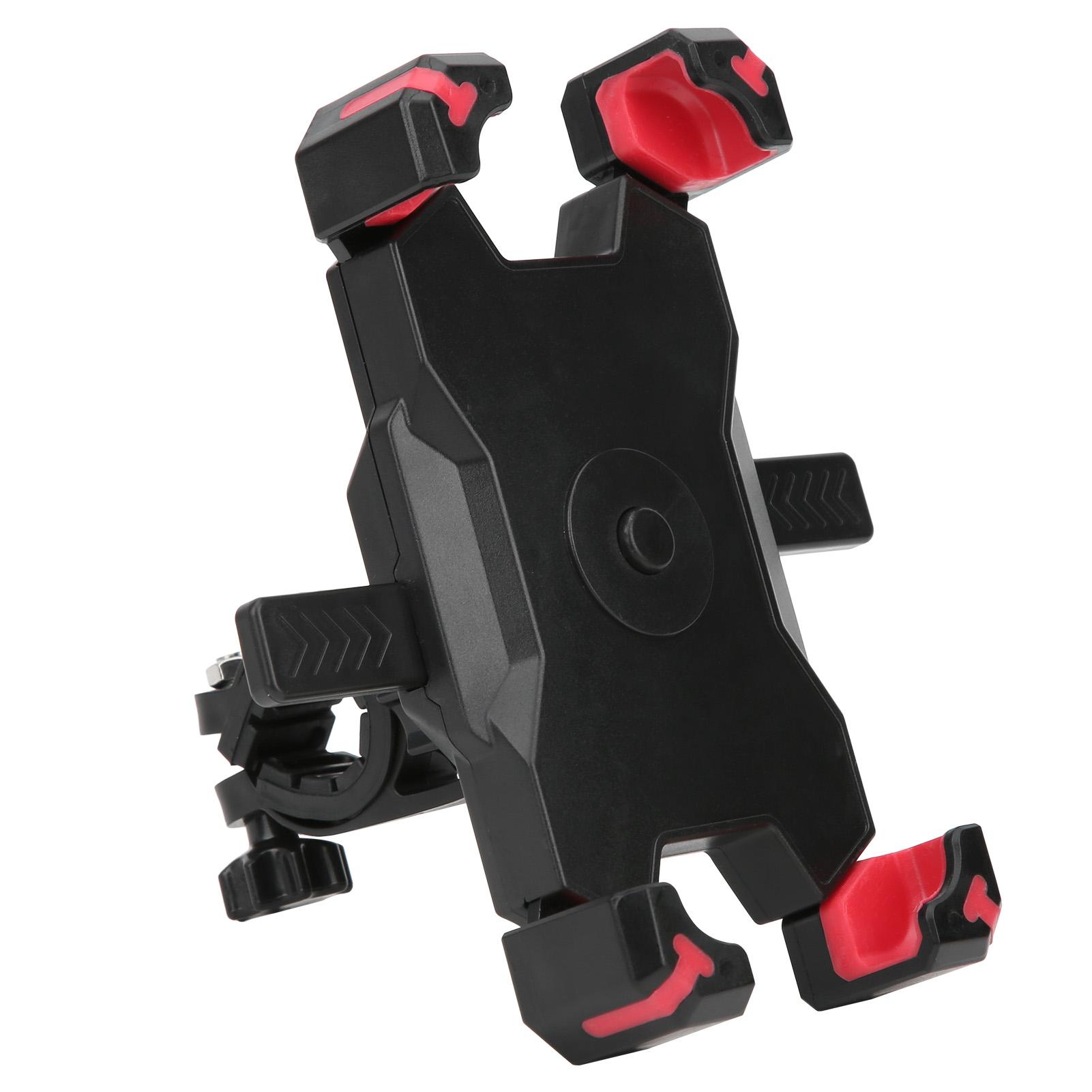 Bicycle Phone Stand Rotatable One Key Lock Navigation Stand Car Shockproof Riding Bracketred