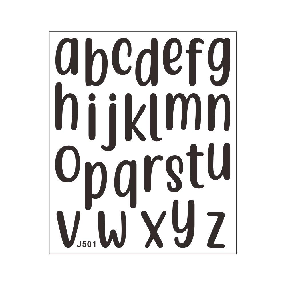 Painted English Letters Stickers Notebook Water Cup Mailbox Beautification and Decoration