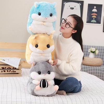 Plush Toy Cute Hamster Doll Stuffed Toy Cloth Doll Warm Hand Pillow Dual-use Toy Toy Birthday Gift Girl