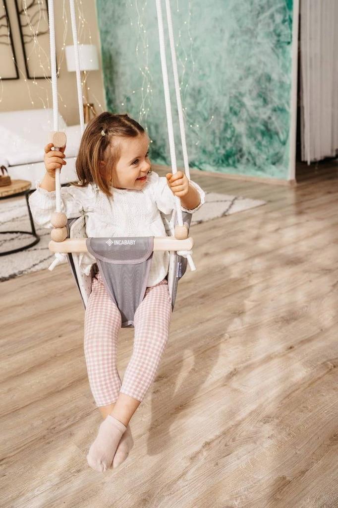 Baby swing Junior Grey - stars