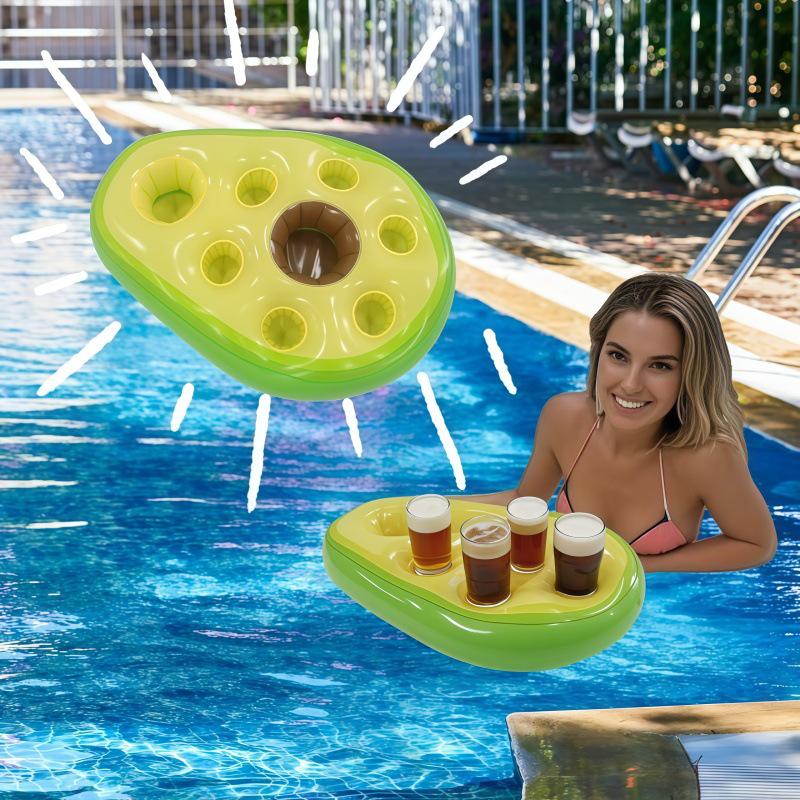 Multi-Hole Inflatable Tray & Cup Holder for Parties