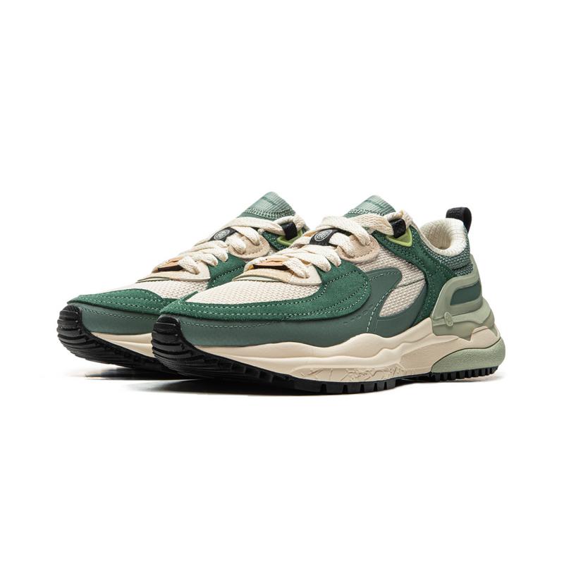 Li Ning CF Origin V4 Sports Comfortable Wear-Resistant Breathable Low-Top Lifestyle Shoes Women Sneaker Green AGLU290-1